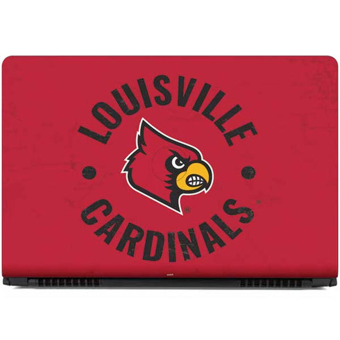 University of Louisville Cardinals Faded Dell Inspiron Skin